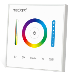 P3 - dotykový panelový stmívač pro LED pásky (RGB/RGBW/RGB+CCT)