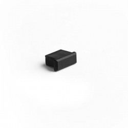 Záslepka MICRO-ALU černá, Vysoká odolnost proti zničení Nepodléhá korozi Jednoduchá montáž Estetické ukončení profilu