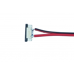Jeden konektor pro LED pásky 8 mm s kabelem k použití s ​​profily řady M
