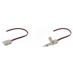 Jeden konektor pro LED pásky 10 mm s kabelem