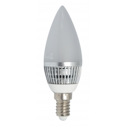 4W LED žárovka E14 230V teplá bílá 240lm 3016x9