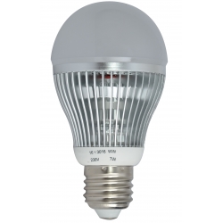 6W LED Light Bulb E27 230V 2835x24 studená bílá 410lm