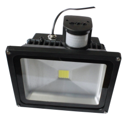 30W LED žárovka studená bílá MODEL se snímačem pohybu: SL30WFL-CW LED halogenové, LED světlomet