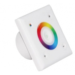 RGB LED dotykový ovladač pro instalaci 3x3A
